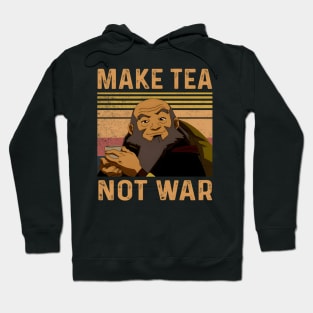 Make Tea Not War Peaceful Samurai Tea Drinker Hoodie